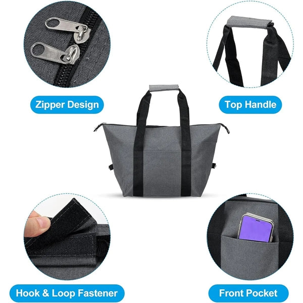 26 L Large Folding Waterproof Insulated Camping Lunch Bag