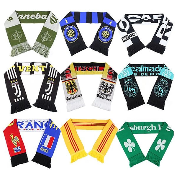 Custom Acrylic Knit Soccer Scarf