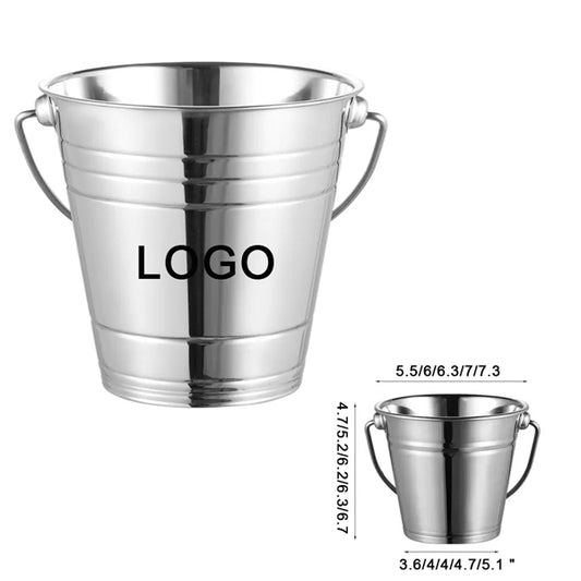 Thickened Stainless Steel Ice Bucket