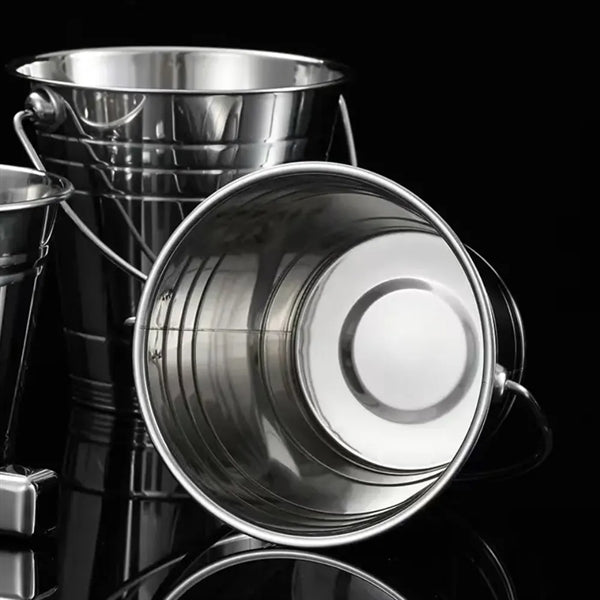 Thickened Stainless Steel Ice Bucket