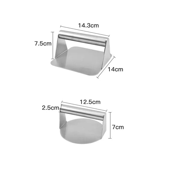 Stainless Steel Burger Press
