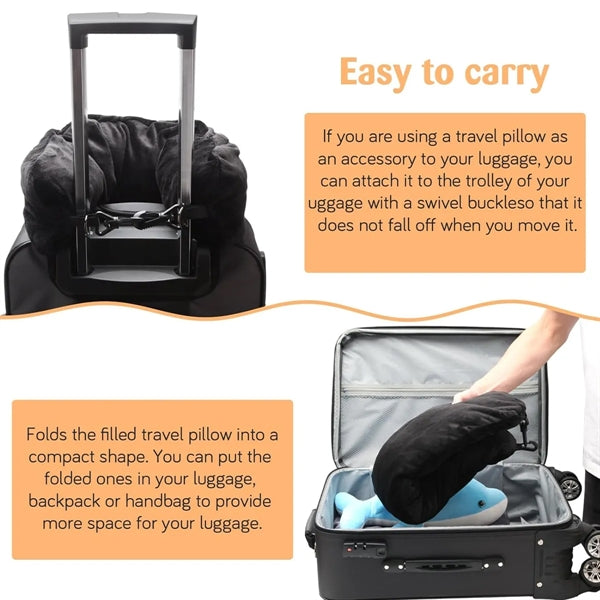 Stuffable Travel Neck Pillow