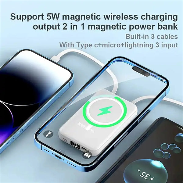 10000mAh Magnetic Wireless Power Bank