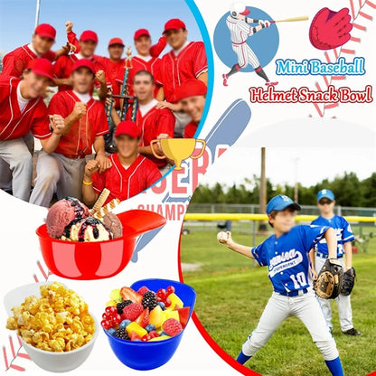 Baseball Cap Batting Helmet Ice Cream Sundae Dish Bowl