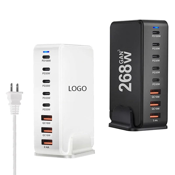 268W GaN USB C Fast Charger Block