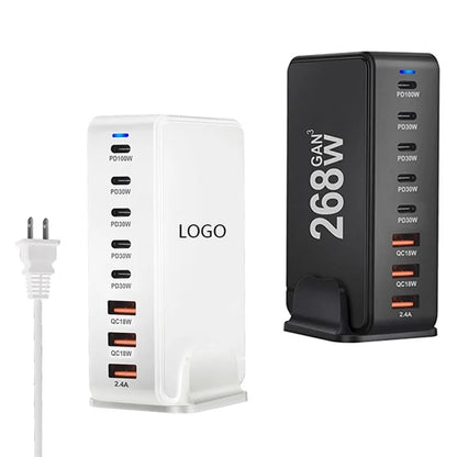 268W GaN USB C Fast Charger Block