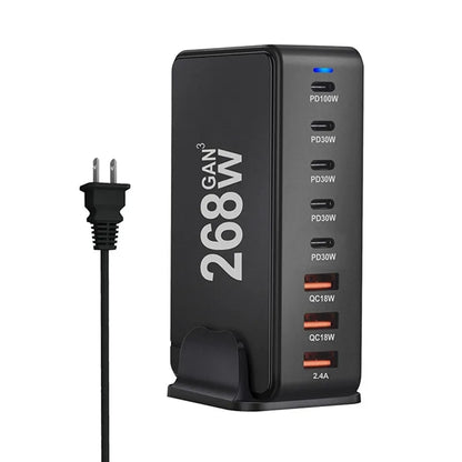 268W GaN USB C Fast Charger Block