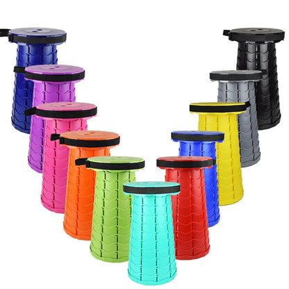Outdoor Portable Simple Telescopic Folding Stool
