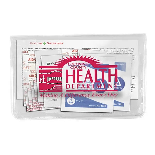 Delilah 12 Piece First Aid Kit In Colorful Vinyl Pouch
