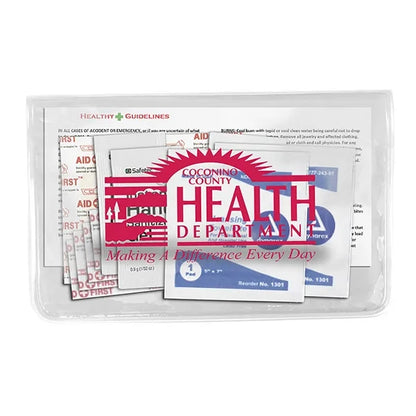 Delilah 12 Piece First Aid Kit In Colorful Vinyl Pouch