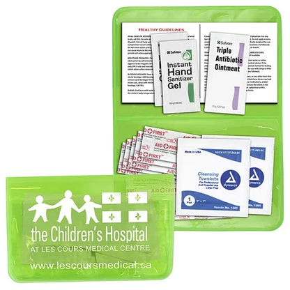 Delilah 12 Piece First Aid Kit In Colorful Vinyl Pouch