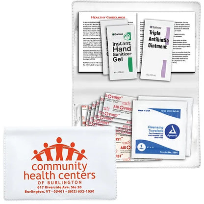 Delilah 12 Piece First Aid Kit In Colorful Vinyl Pouch