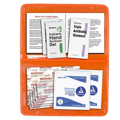 Delilah 12 Piece First Aid Kit In Colorful Vinyl Pouch
