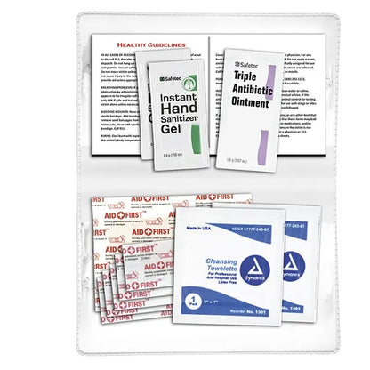 Delilah 12 Piece First Aid Kit In Colorful Vinyl Pouch
