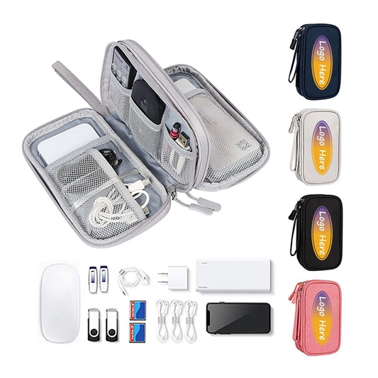 Portable Electronic Travel Organizer Bag