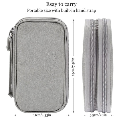 Portable Electronic Travel Organizer Bag