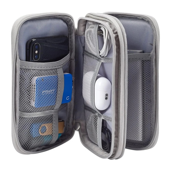 Portable Electronic Travel Organizer Bag