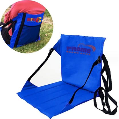 Custom lightweight portable stadium seats with backrest