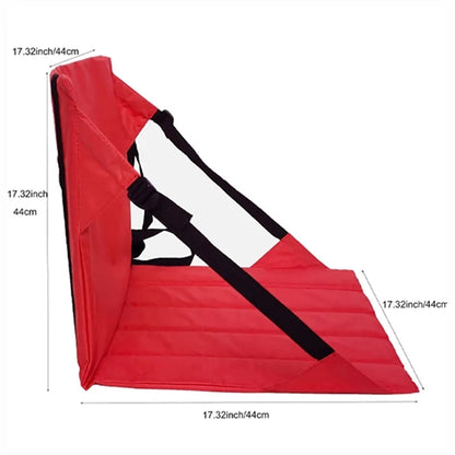 Custom lightweight portable stadium seats with backrest