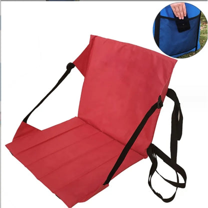 Custom lightweight portable stadium seats with backrest