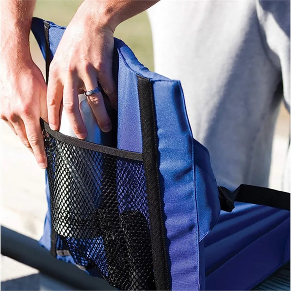 Custom lightweight portable stadium seats with backrest