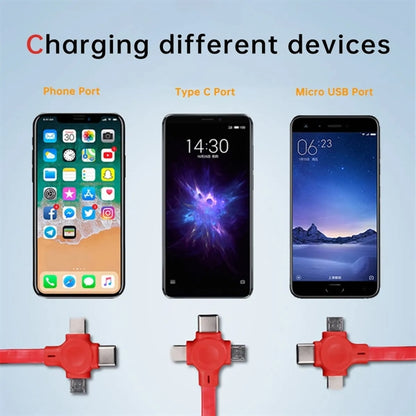 Three in One Charging Cable Roll