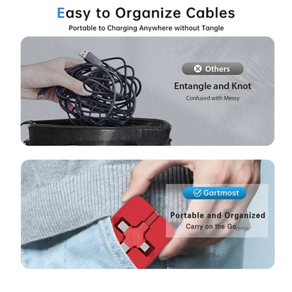 Three in One Charging Cable Roll