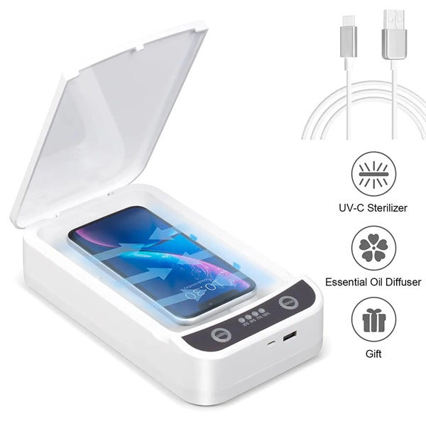 UV Sanitizer Box with Wireless Charger
