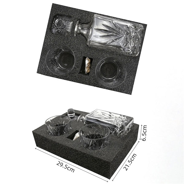 Whiskey Glasses Decanter Gift Set