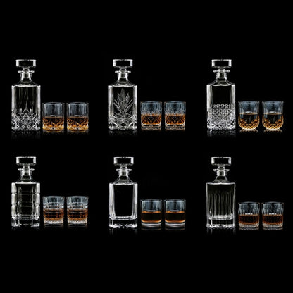 Whiskey Glasses Decanter Gift Set