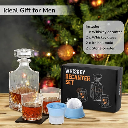 Whiskey Decanter Gift Set