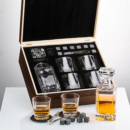 Whiskey Glasses Decanter Set