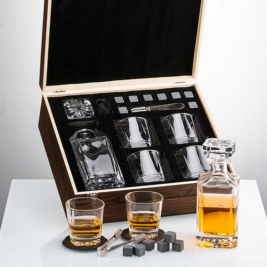 Whiskey Glasses Decanter Set