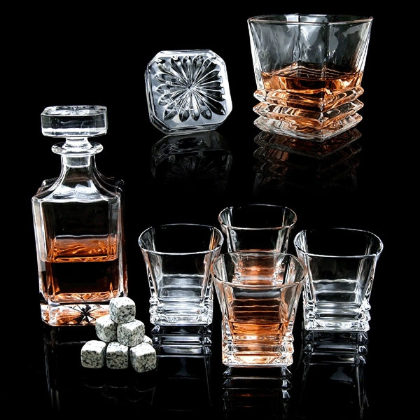 Whiskey Glasses Decanter Set