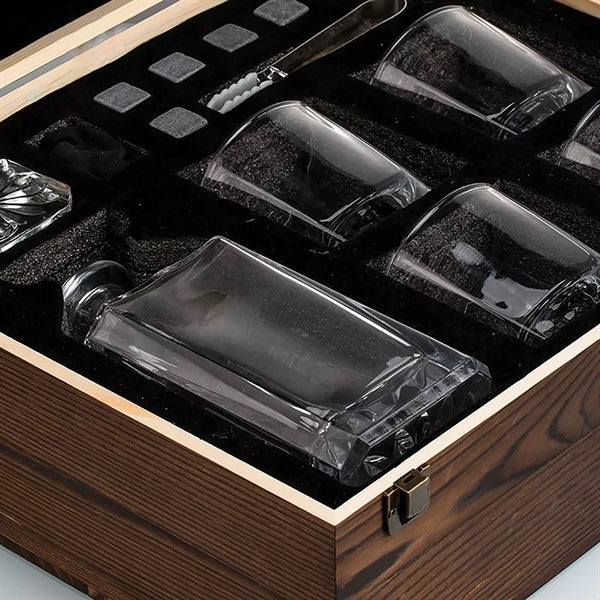 Whiskey Glasses Decanter Set