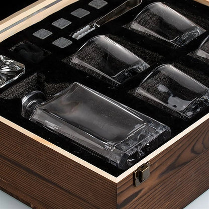Whiskey Glasses Decanter Set