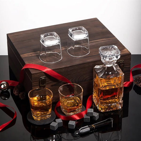 Whiskey Glasses Decanter Set