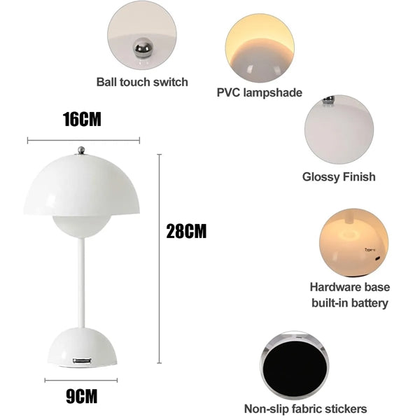 LED Flowerpot Table Lamp