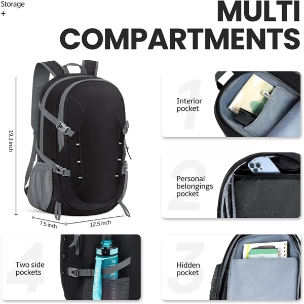 40L Lightweight Foldable Travel Hiking Backpack