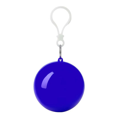 Portable Emergency Raincoats Hook Poncho Ball KeyChain