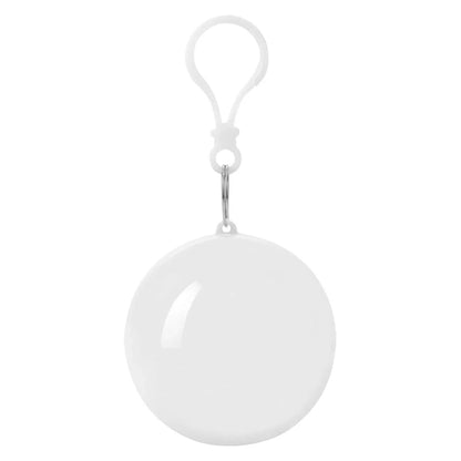 Portable Emergency Raincoats Hook Poncho Ball KeyChain