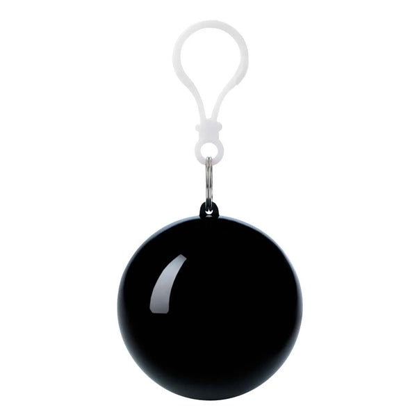 Portable Emergency Raincoats Hook Poncho Ball KeyChain