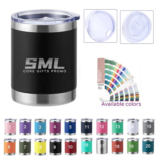 10oz Whiskey Insulated Stainless Steel Glasses