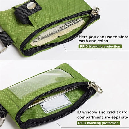 RFID Blocking Small Wallet with ID Window