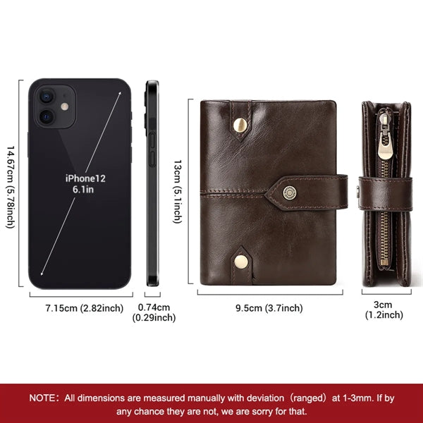 Leather Wallet for Men & Women