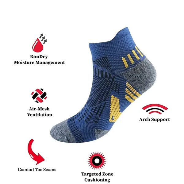 Multipack Performance Heel Tab Athletic Socks