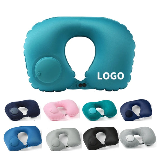 Inflatable Travel Neck Pillow Washable U Shap