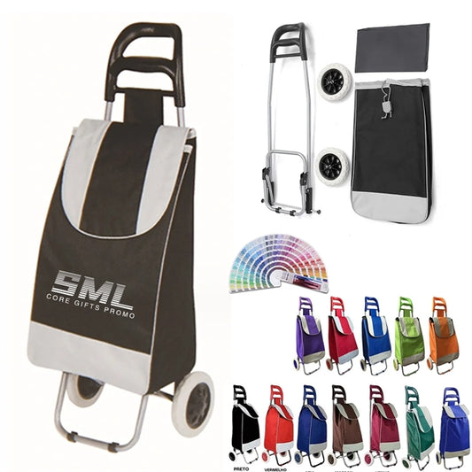 Collapsible Trolley Folding Shopping Bag with Wheels
