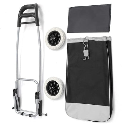 Collapsible Trolley Folding Shopping Bag with Wheels
