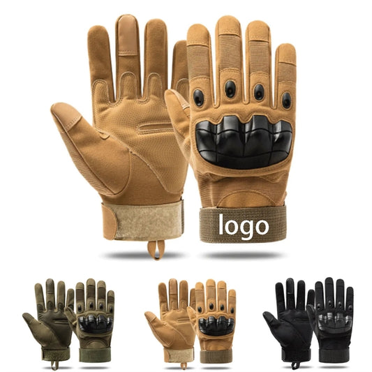 Tactical Gloves Touch Capable Combat Hard Knuckle